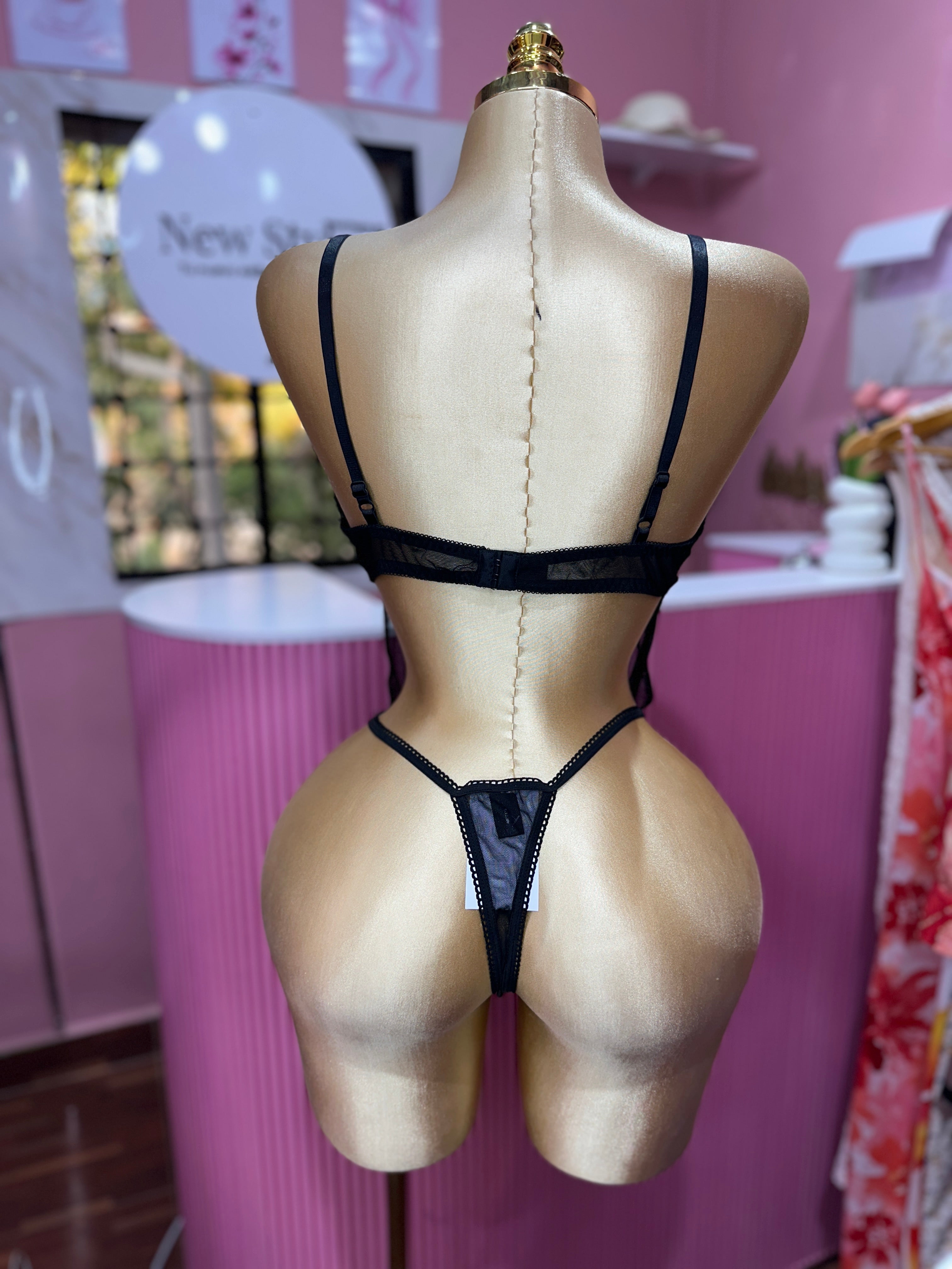 Body Transparente Negro