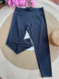 Leggings Negro con Textura Suave