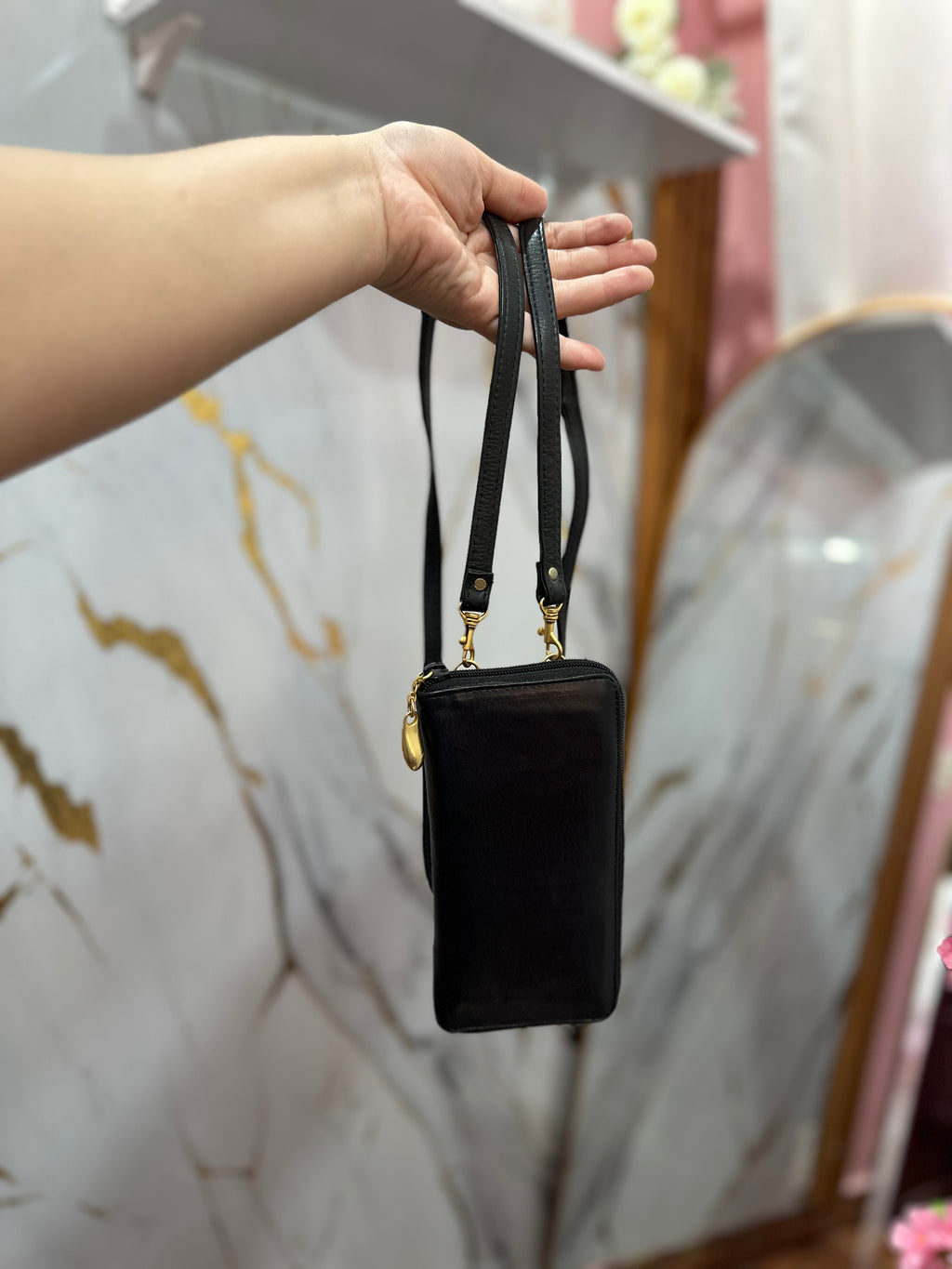 Mini bandolera negro