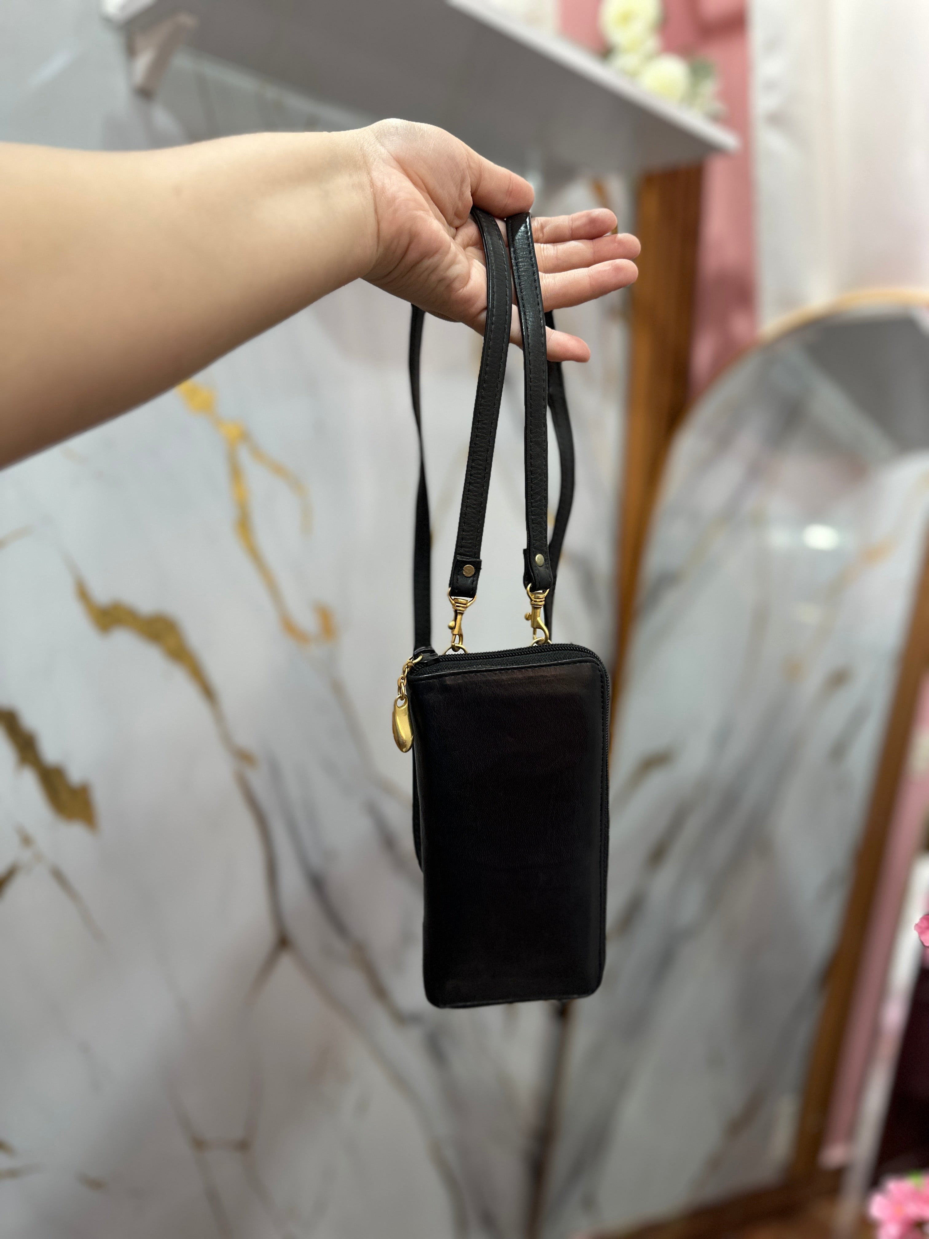Mini bandolera negro