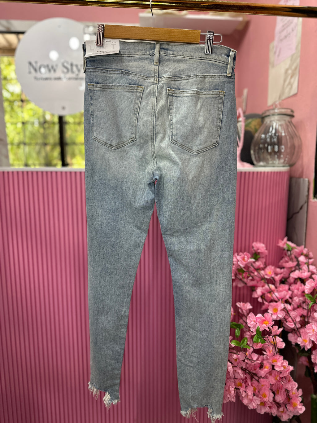 Skinny Jeans de Tiro Alto