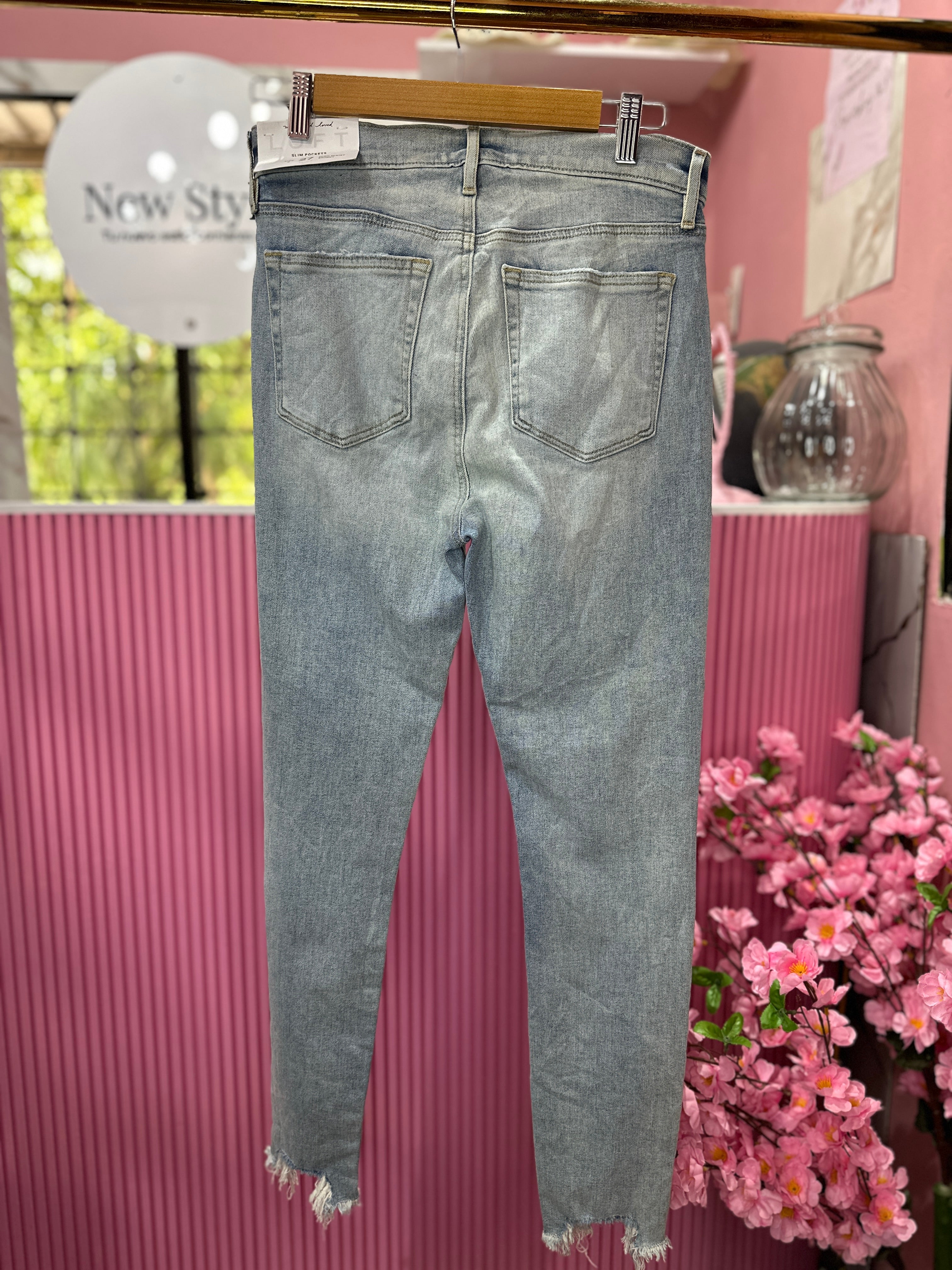 Skinny Jeans de Tiro Alto