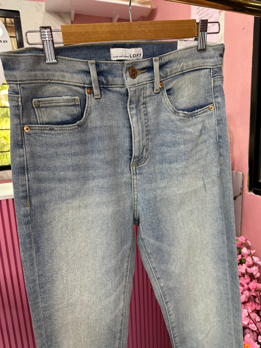 Skinny Jeans de Tiro Alto