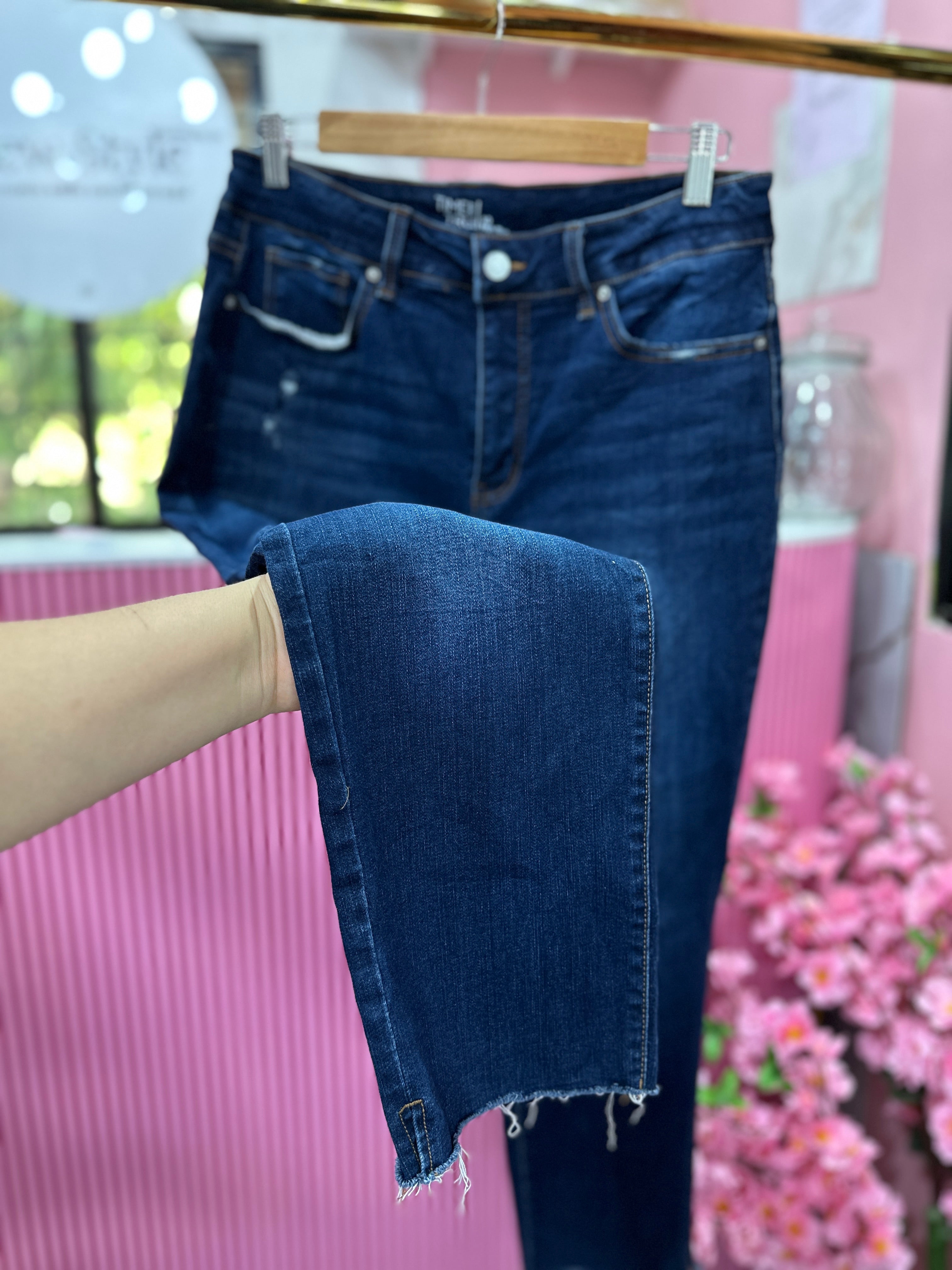 Jeans Corto de Tiro Alto