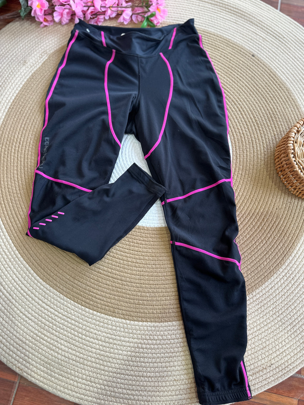 Leggings Deportivo con Costura Rosa