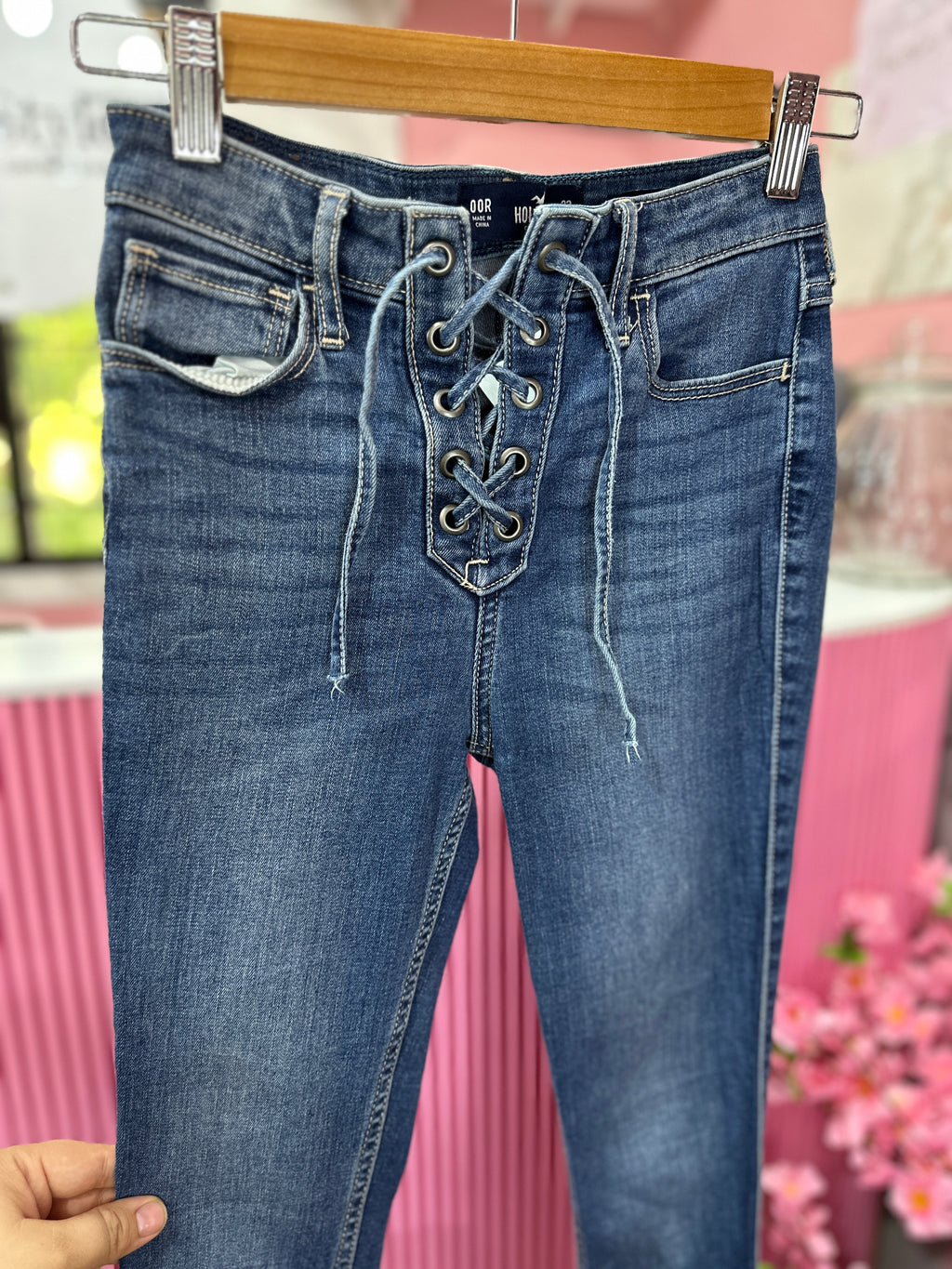 Skinny Jeans de Tiro Alto
