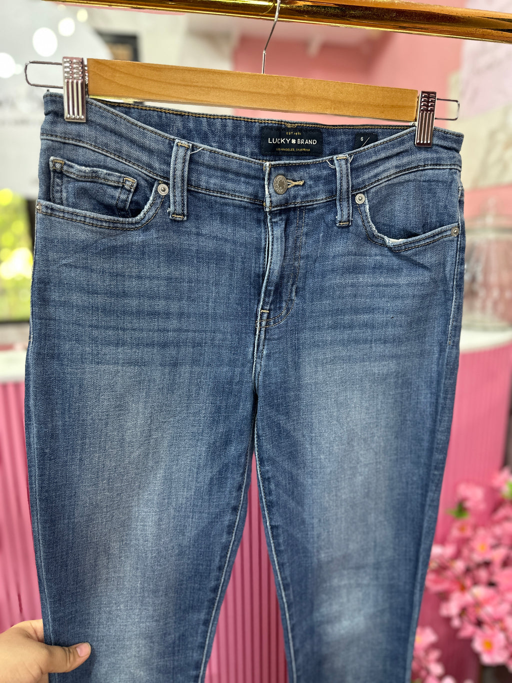 Skinny Jeans de Tiro Alto