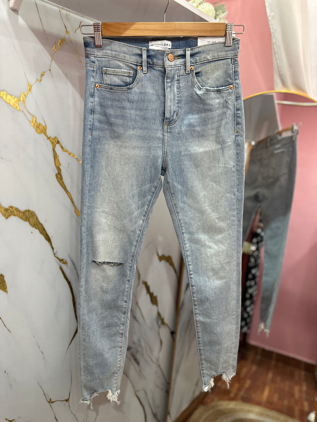 Skinny Jean de tiro alto