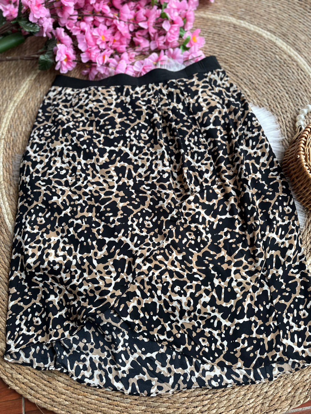 Falda Midi Animal Print