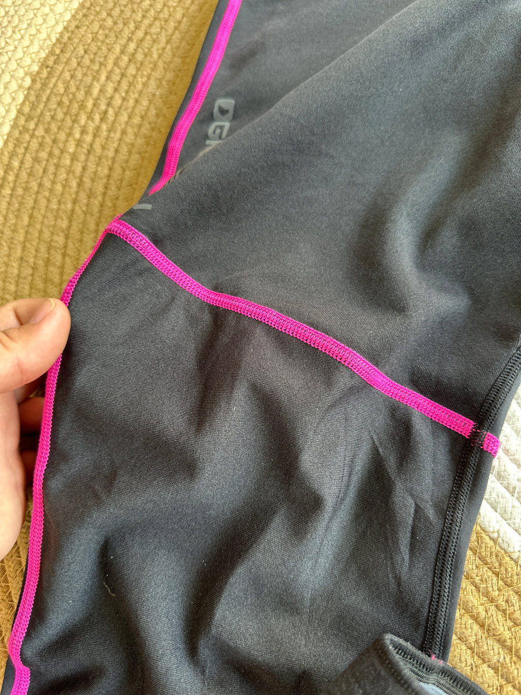 Leggings Deportivo con Costura Rosa
