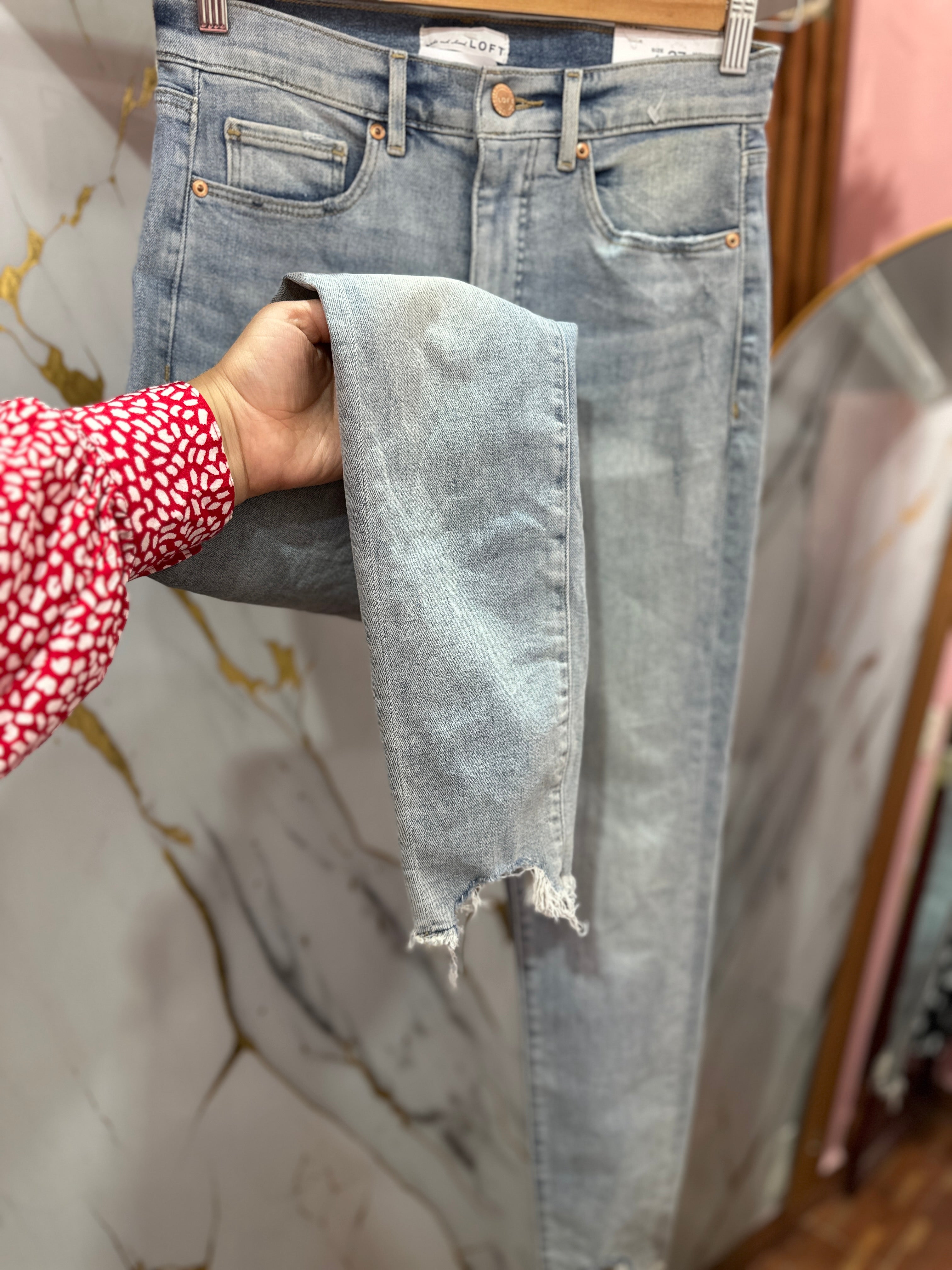 Skinny Jean de tiro alto