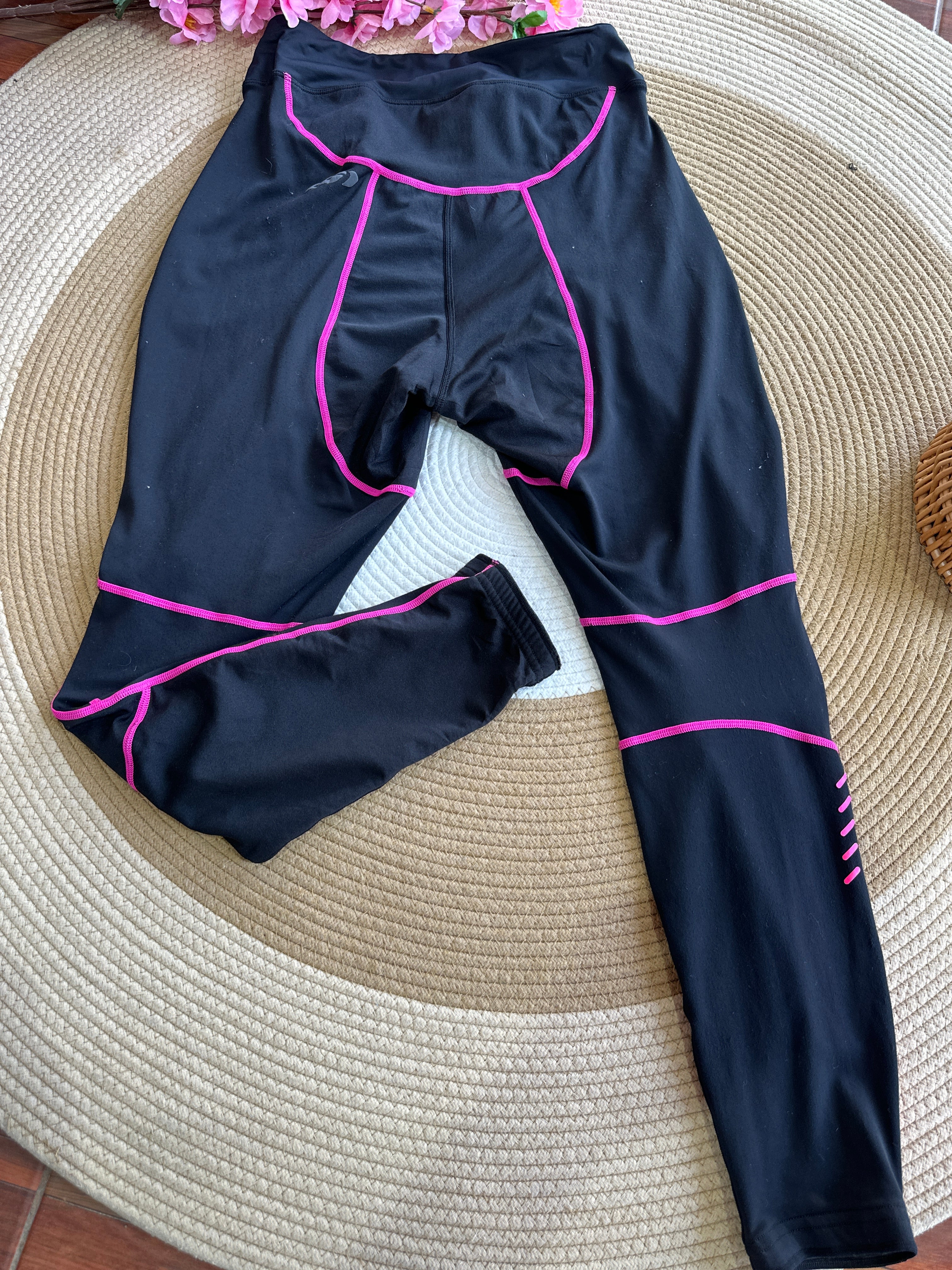 Leggings Deportivo con Costura Rosa