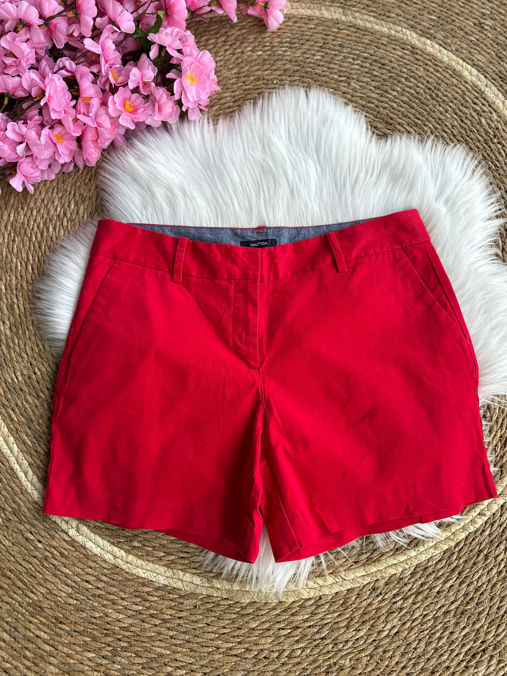 Short Clásico Rojo Vibrante