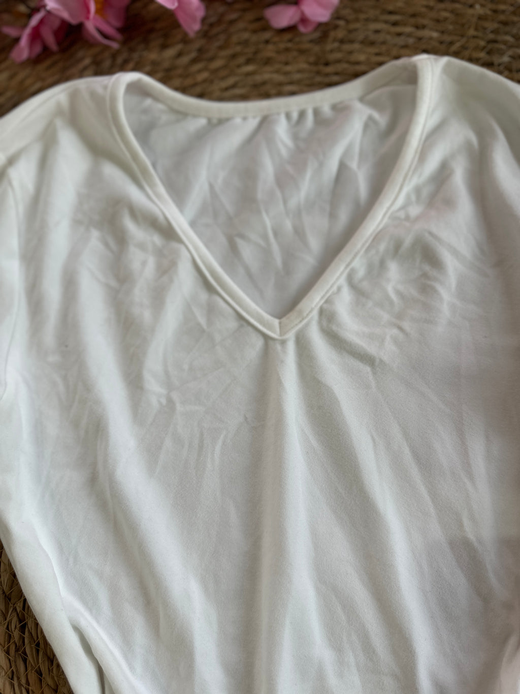 Blusa Manga larga blanca