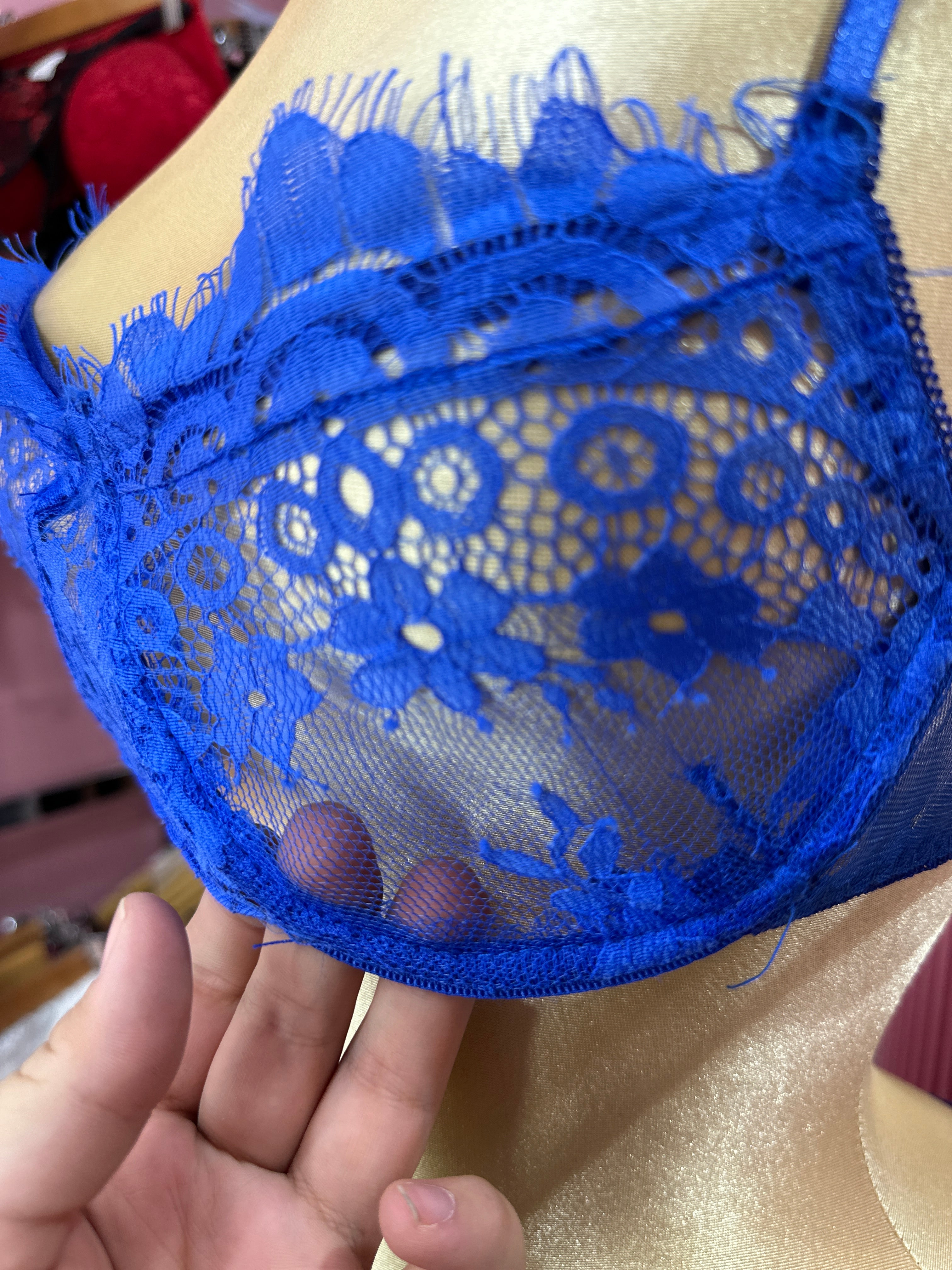 Conjunto Azul de Encaje