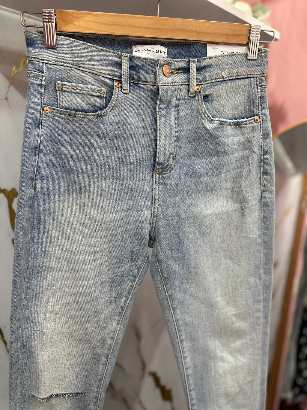 Skinny Jean de tiro alto