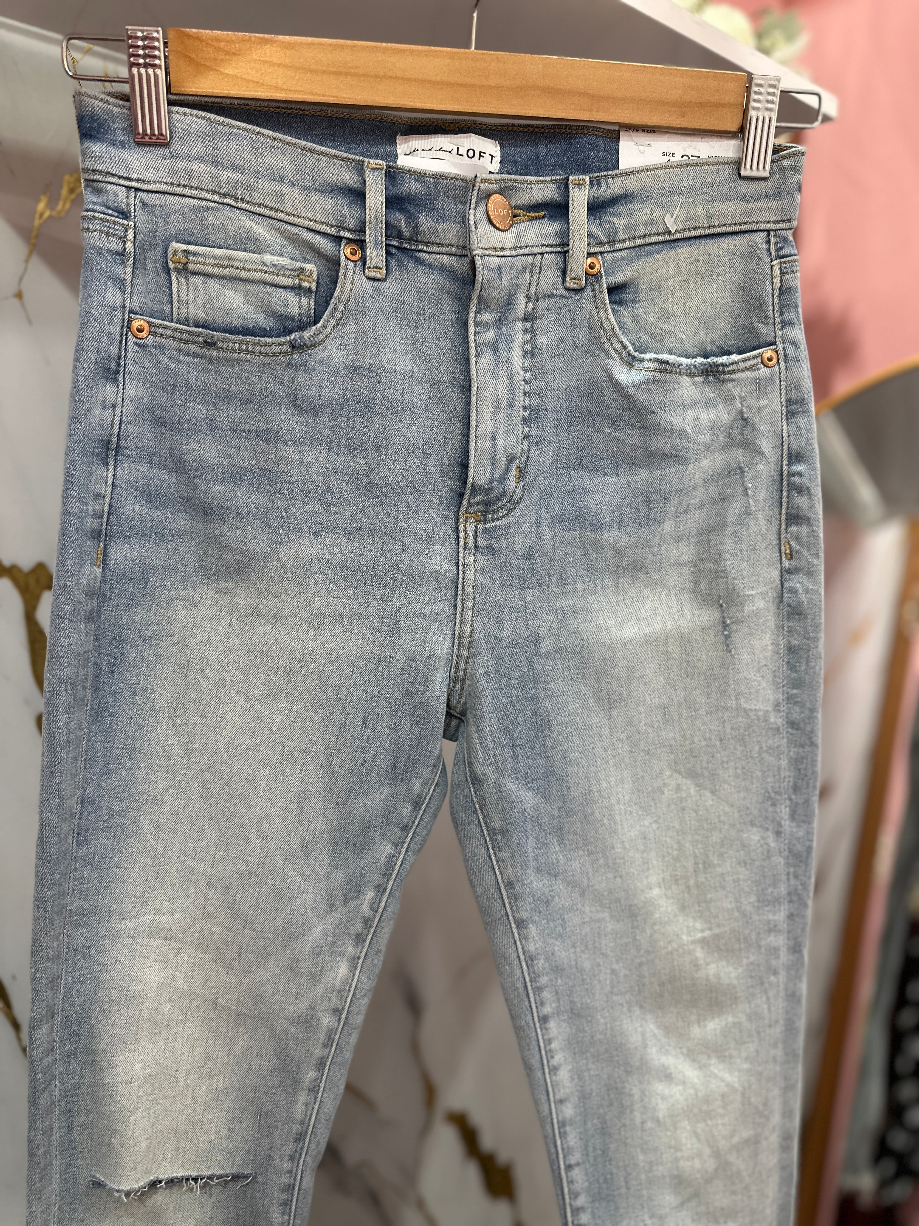 Skinny Jean de tiro alto