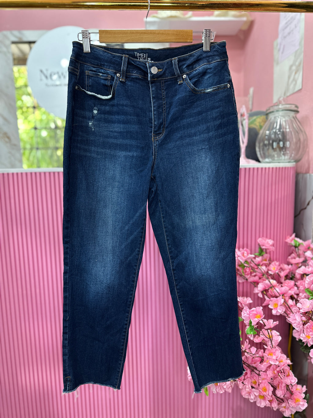 Jeans Corto de Tiro Alto