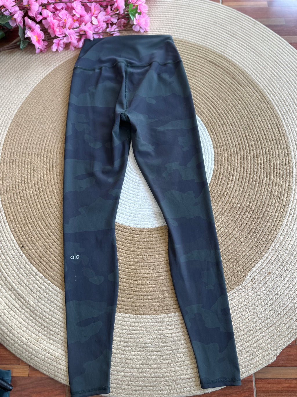 Leggings Deportivo Estampado- Verde Oscuro