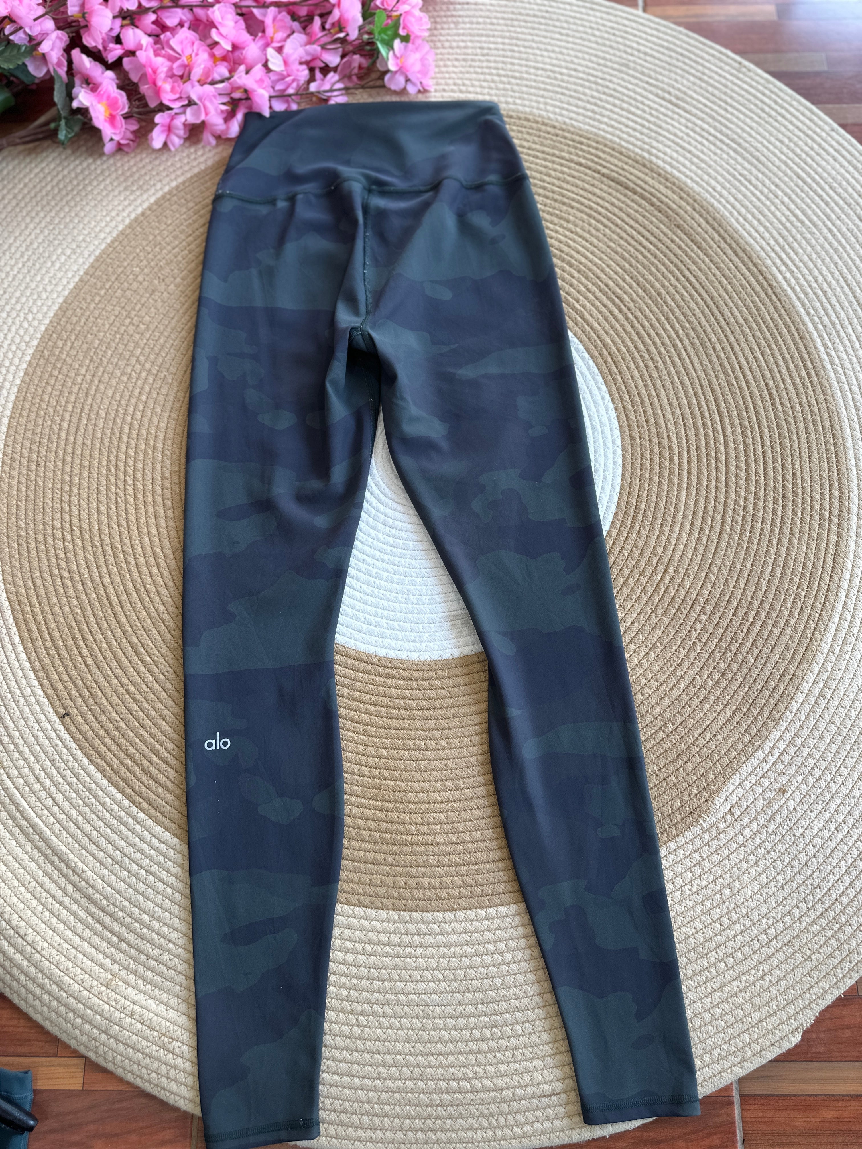 Leggings Deportivo Estampado- Verde Oscuro