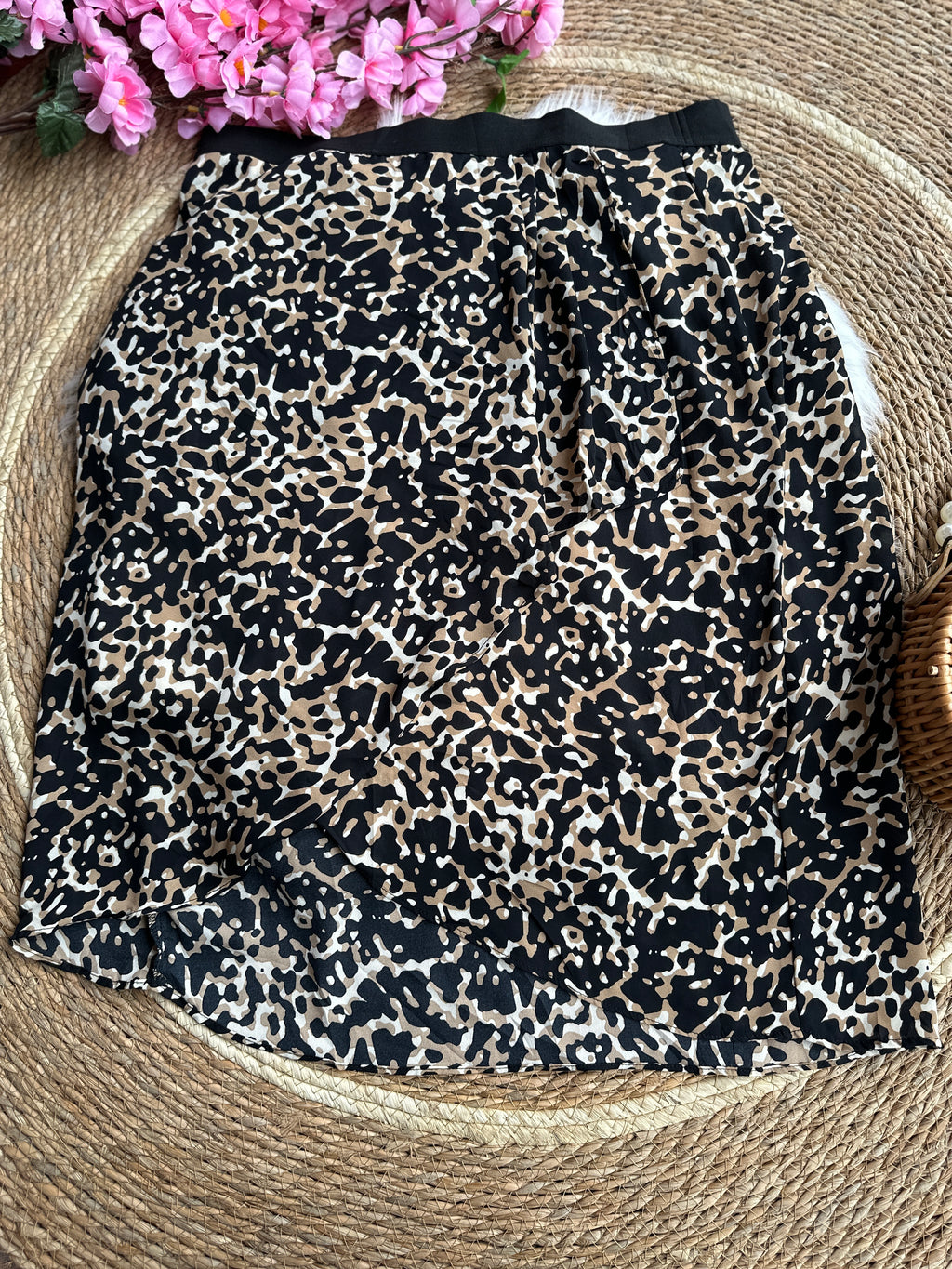 Falda Midi Animal Print