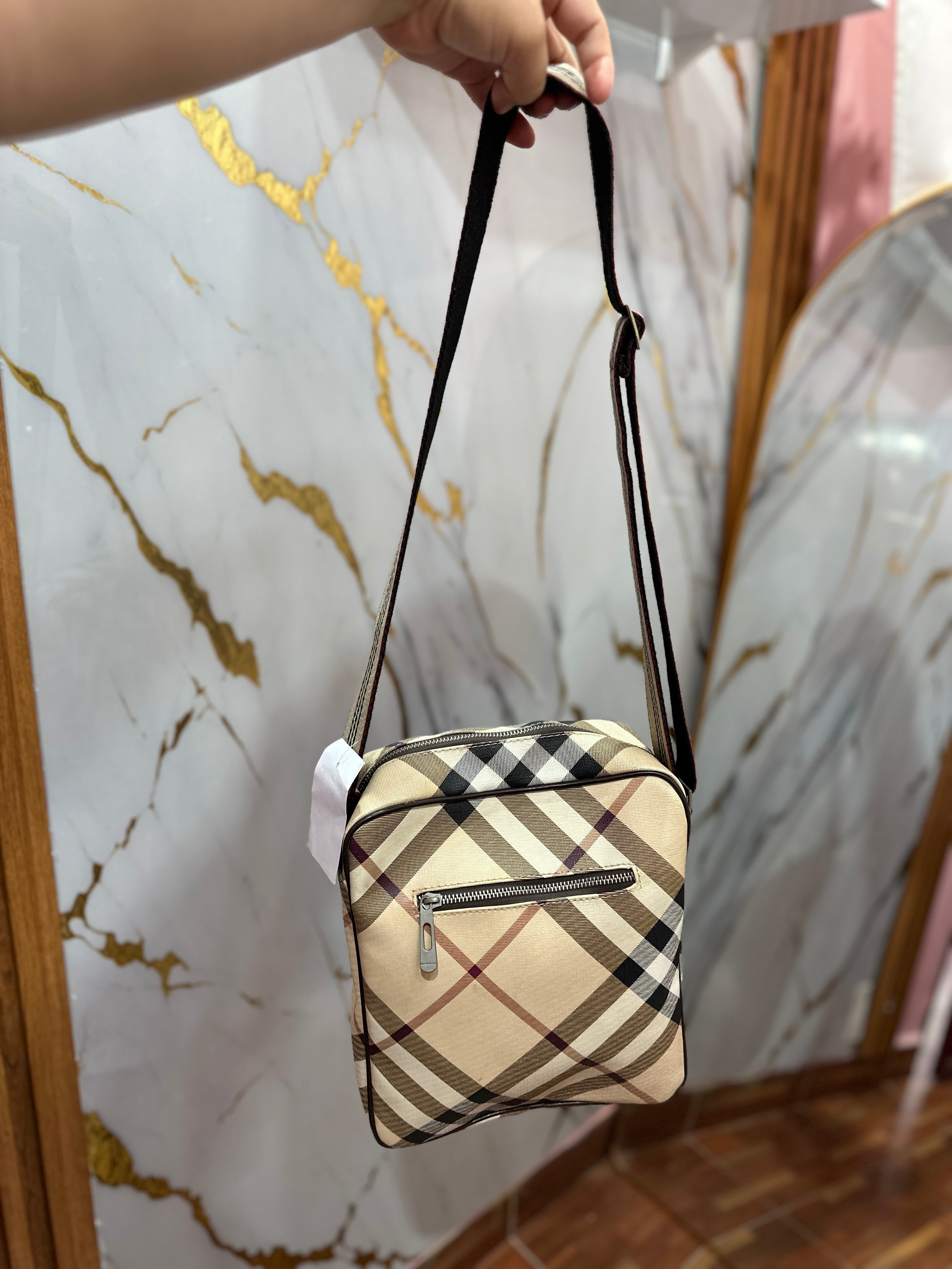 Bolso bandolera con estampado Vintage