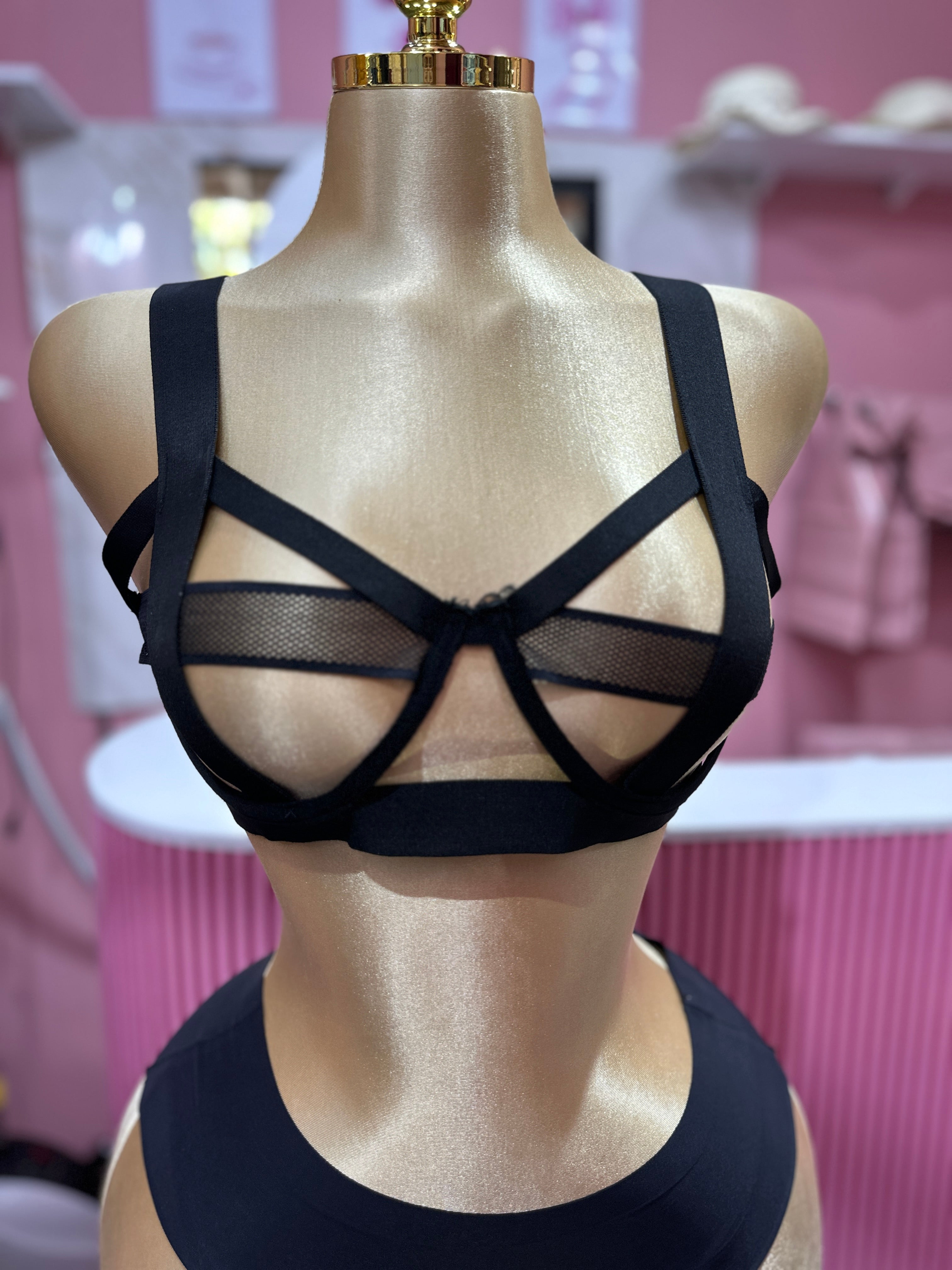 Brasier Negro Sensual