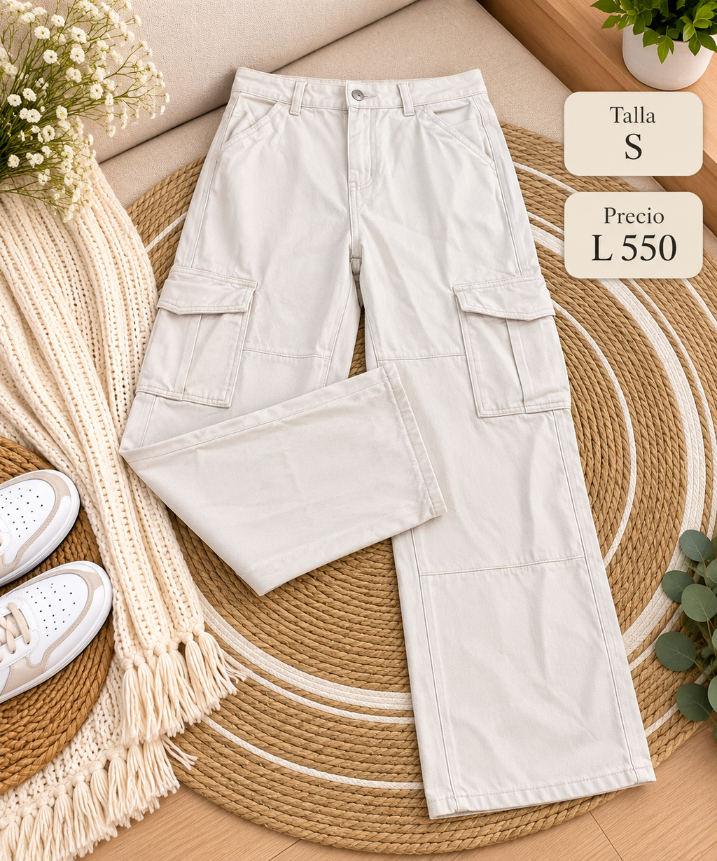 Pantalón cargo de SHEIN de pierna recta