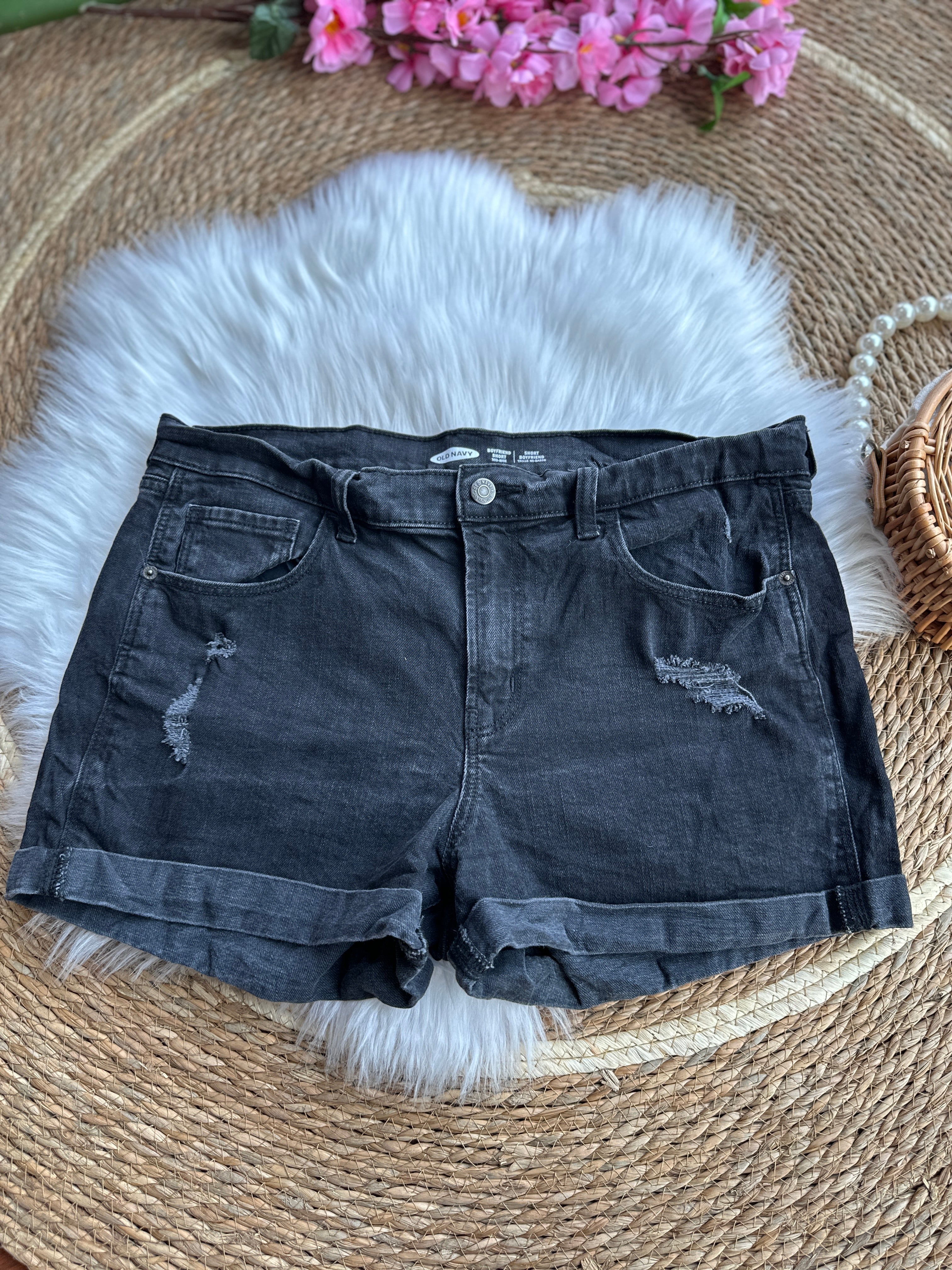 Short Jean con Dobladillo