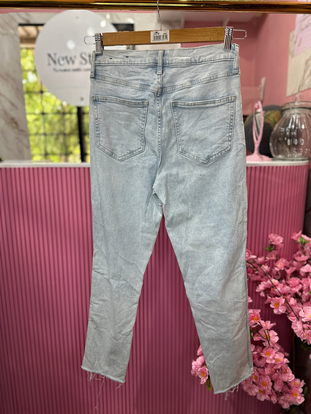 Jeans de Tiro Alto