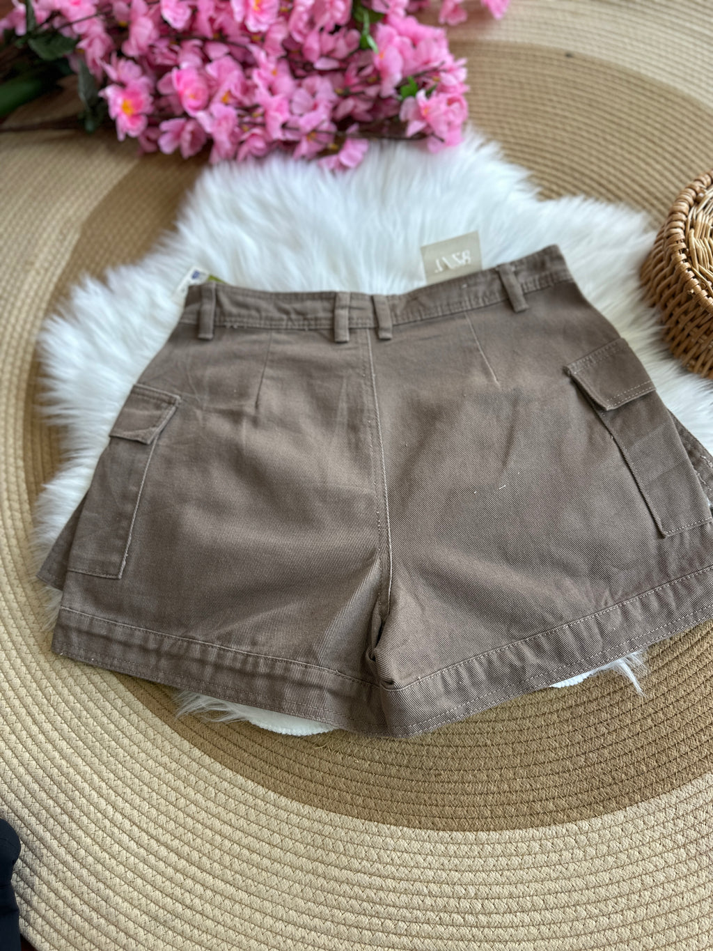 Short estilo Cargo- Café