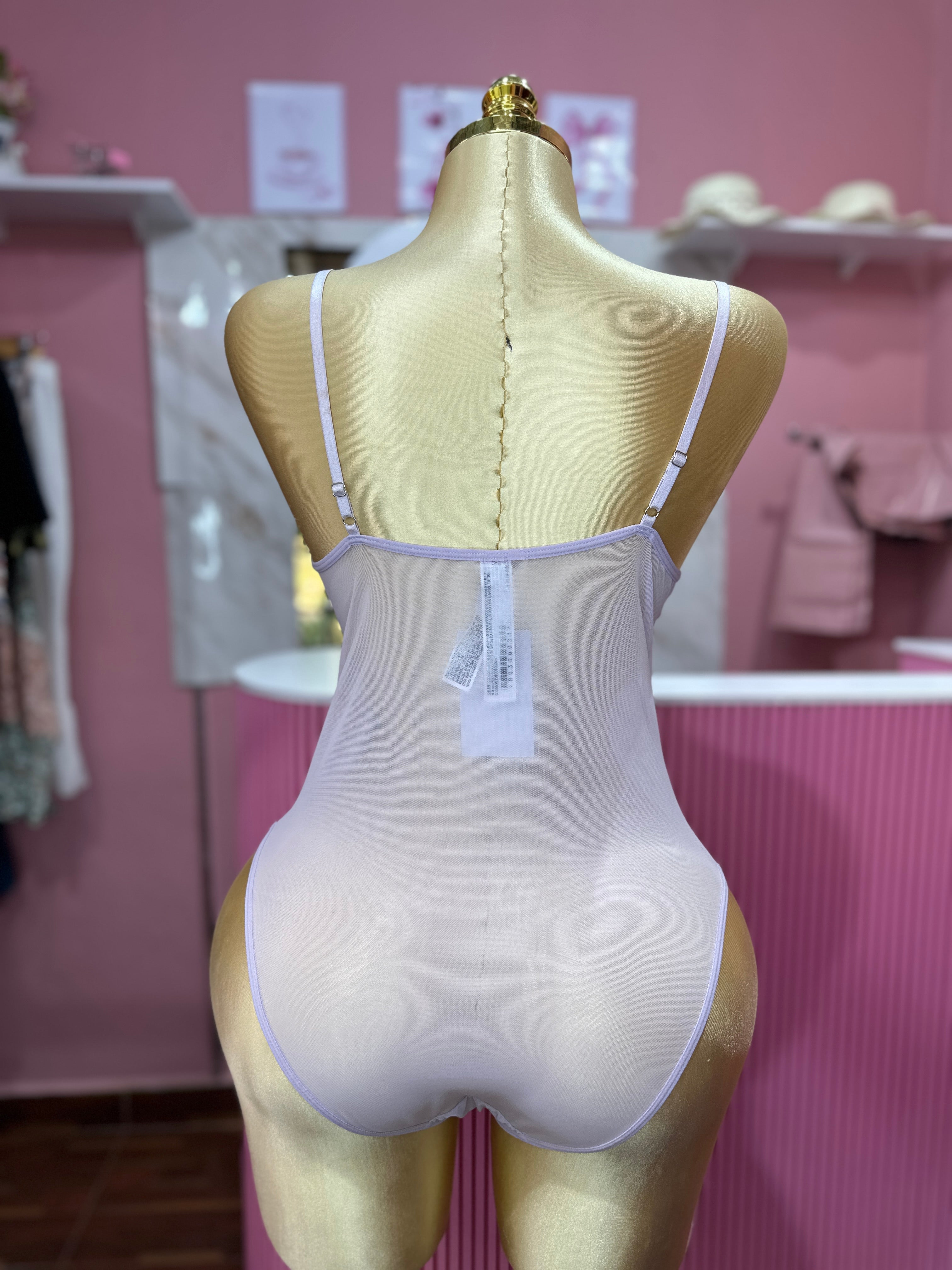Body de Encaje Lila
