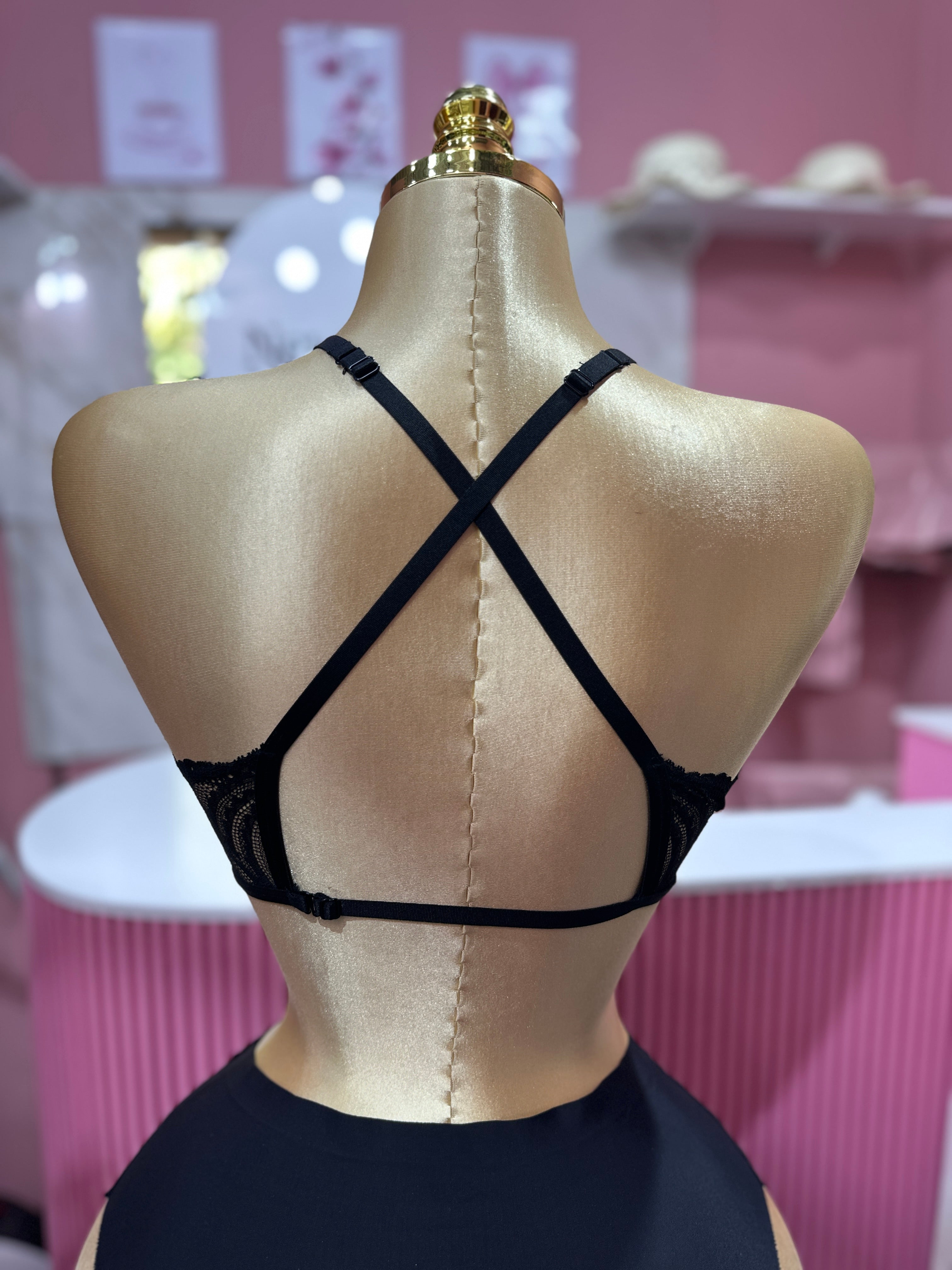 Brasier de Encaje Negro
