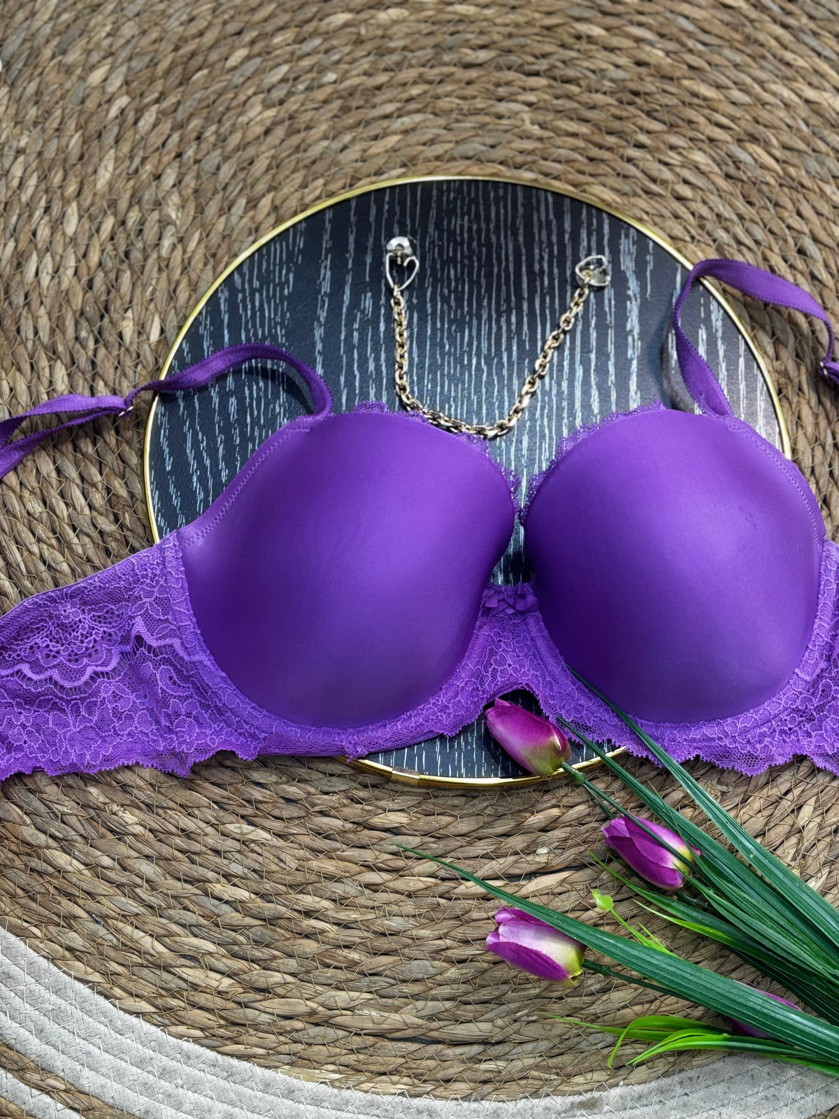 Brasier morado Victoria Secret