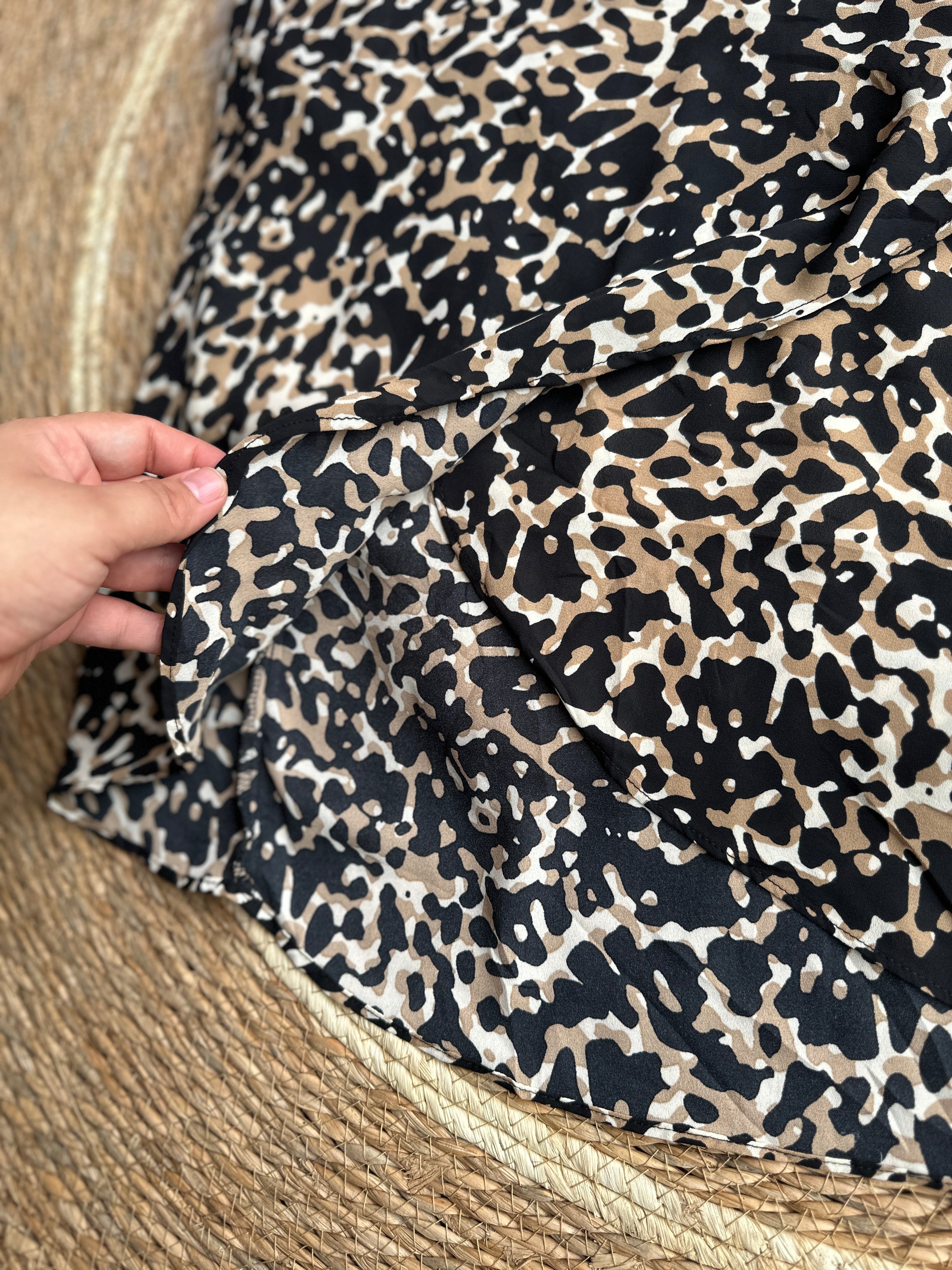 Falda Midi Animal Print