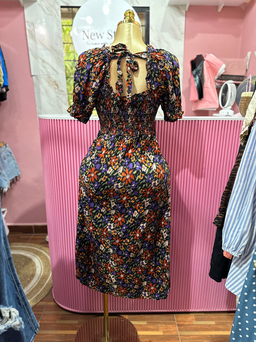 Vestido largo con Estampado floral