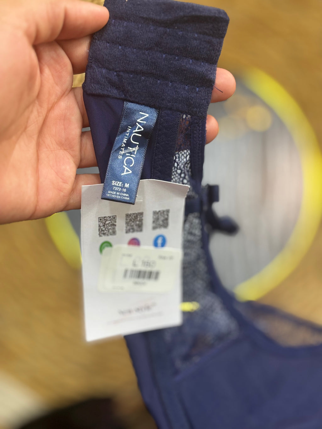 Brasier sin esponja ni varilla, color a azul, marca Náutica.