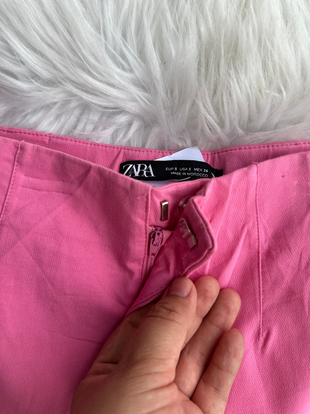 Short Formal Tiro Alto Rosa Pop