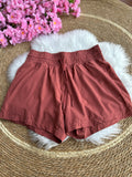 Short Deportivo Casual con Cintura Fruncida