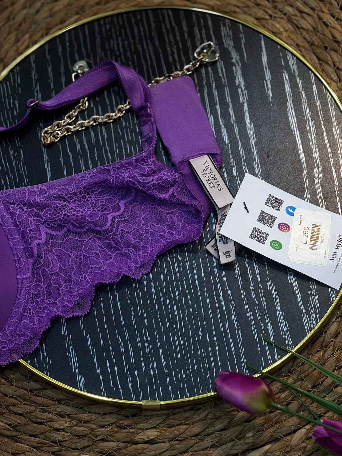 Brasier morado Victoria Secret