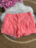 Short Casual Estilo Cargo Coral