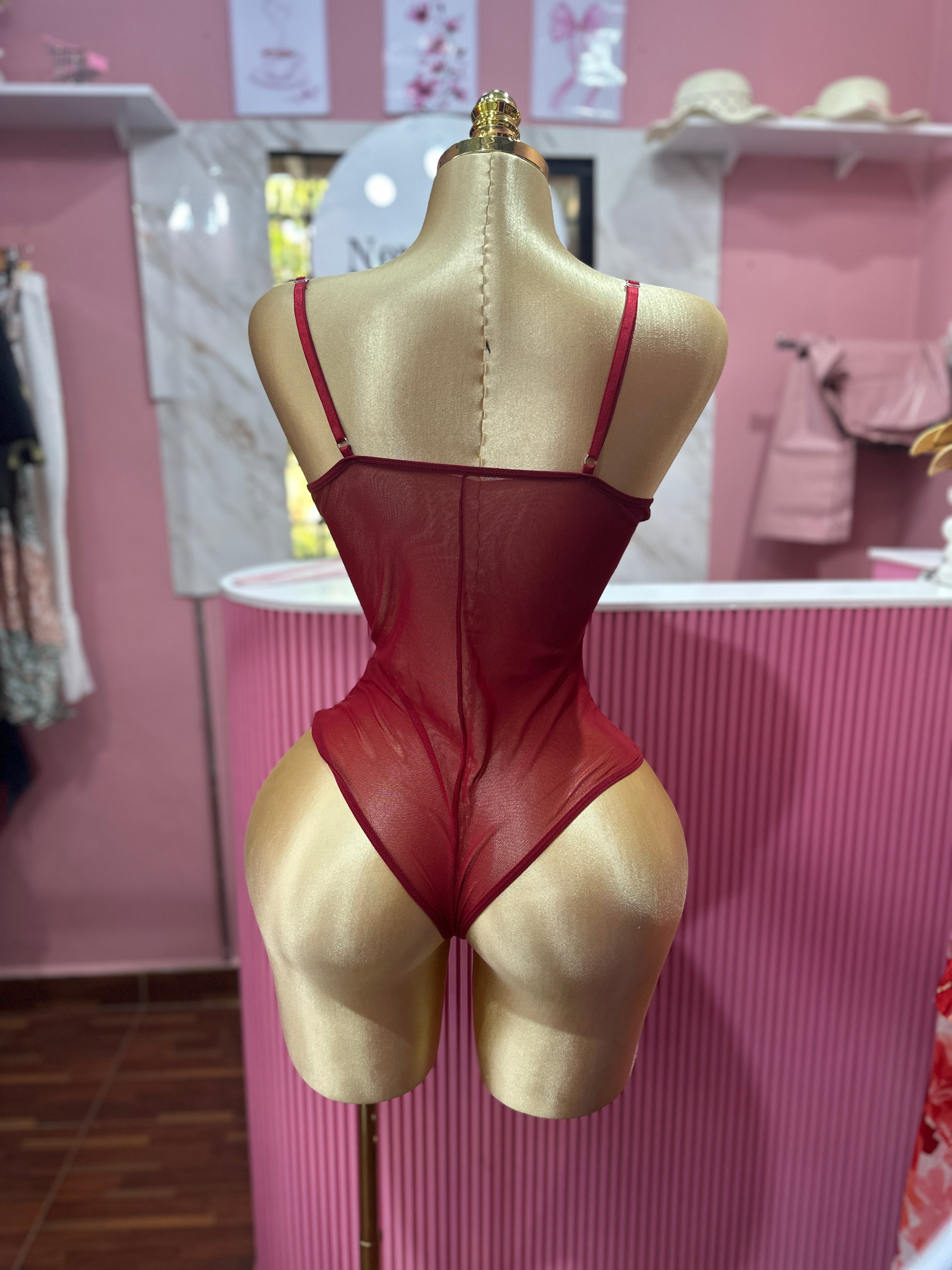 Body Corset Carmesí