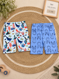 Set de shorts para niño con cintura elástica