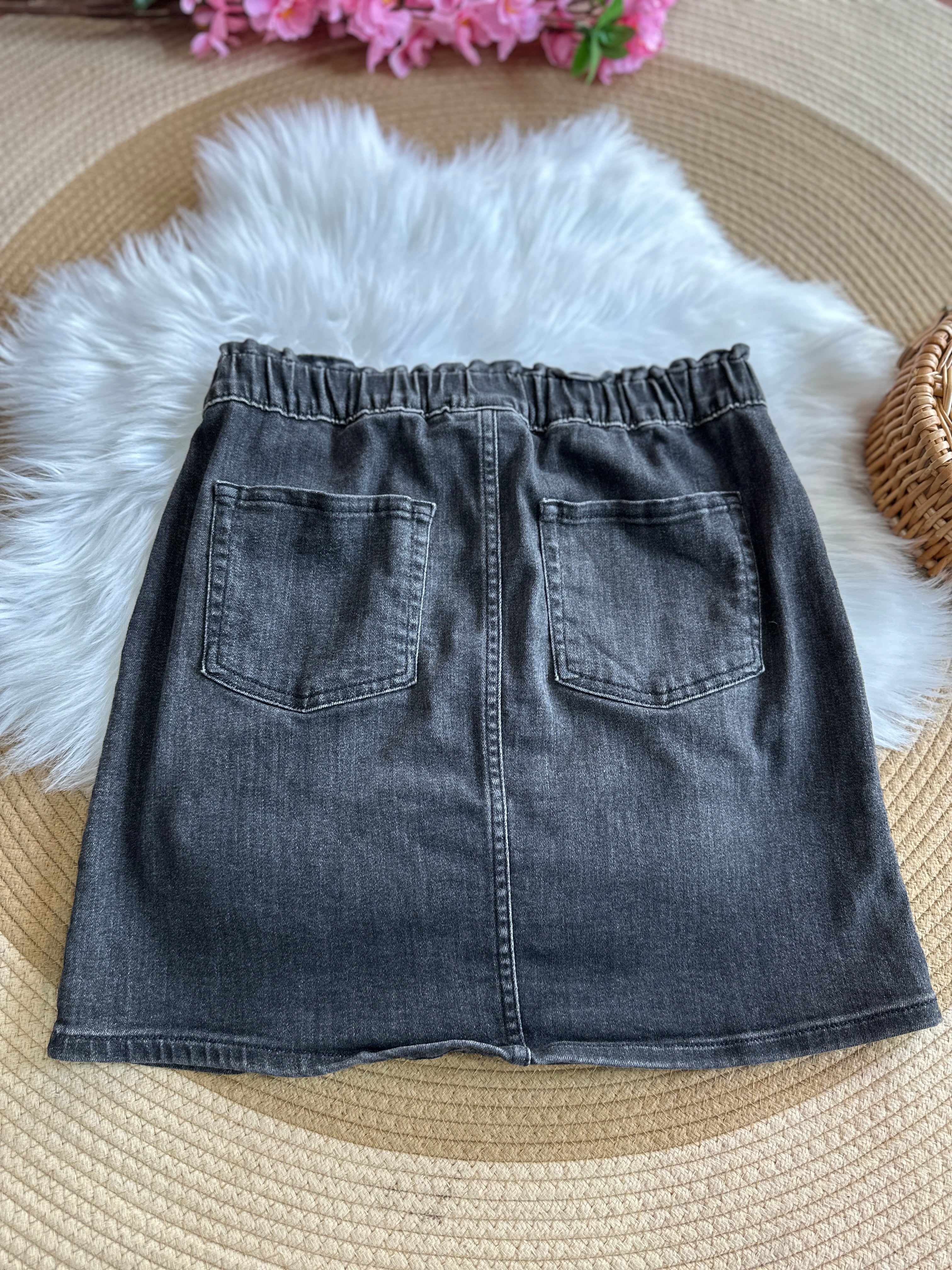 Falda Jeans Negra