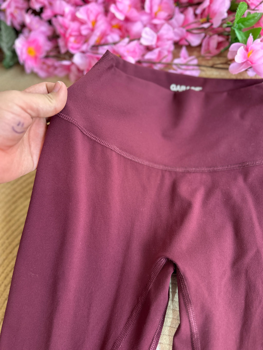Leggings Deportiva Rojo Vino
