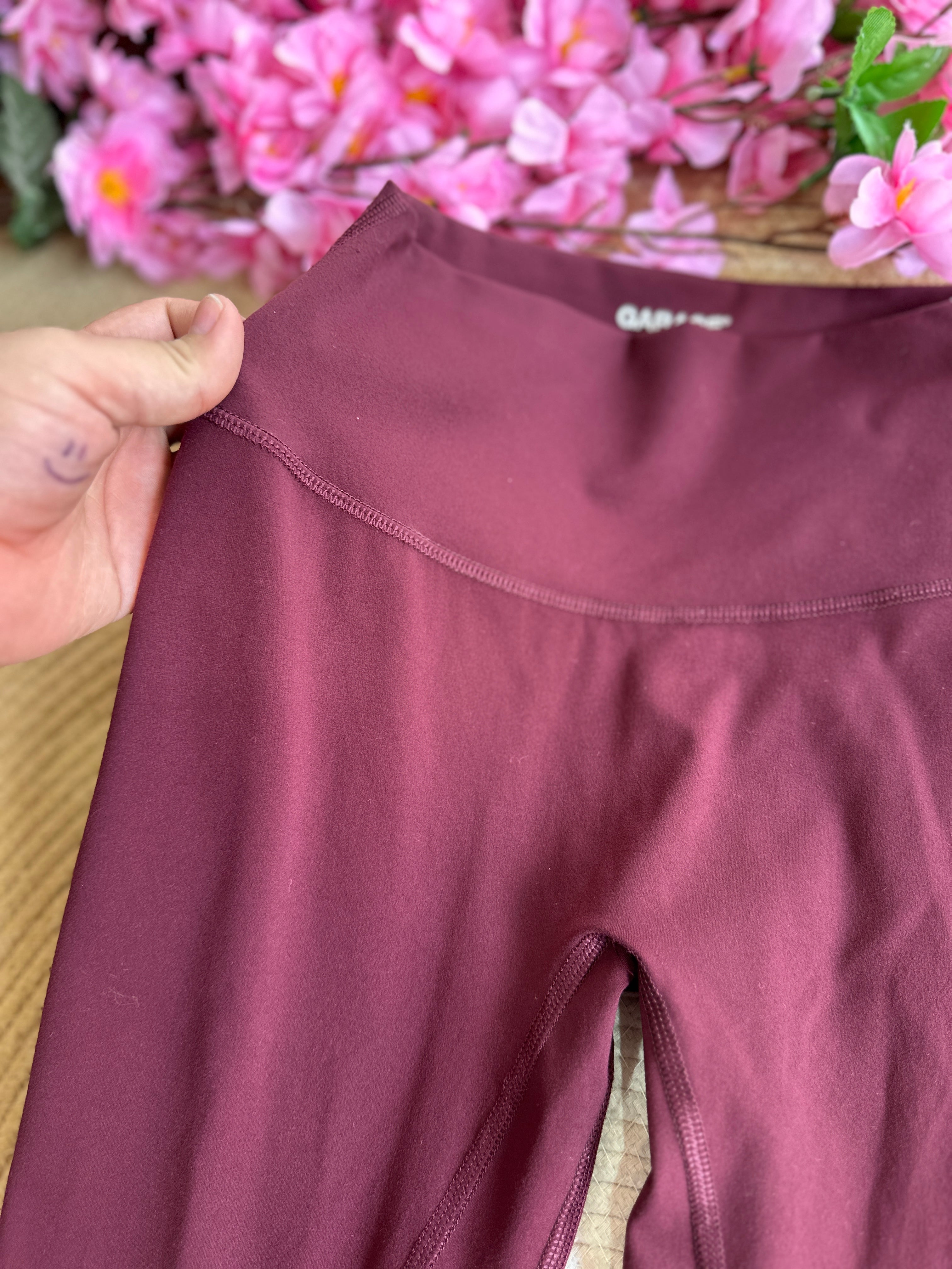 Leggings Deportiva Rojo Vino