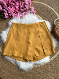 Falda Short color Mostaza