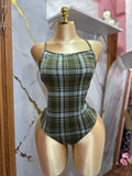 Body de tirantes cuadriculado