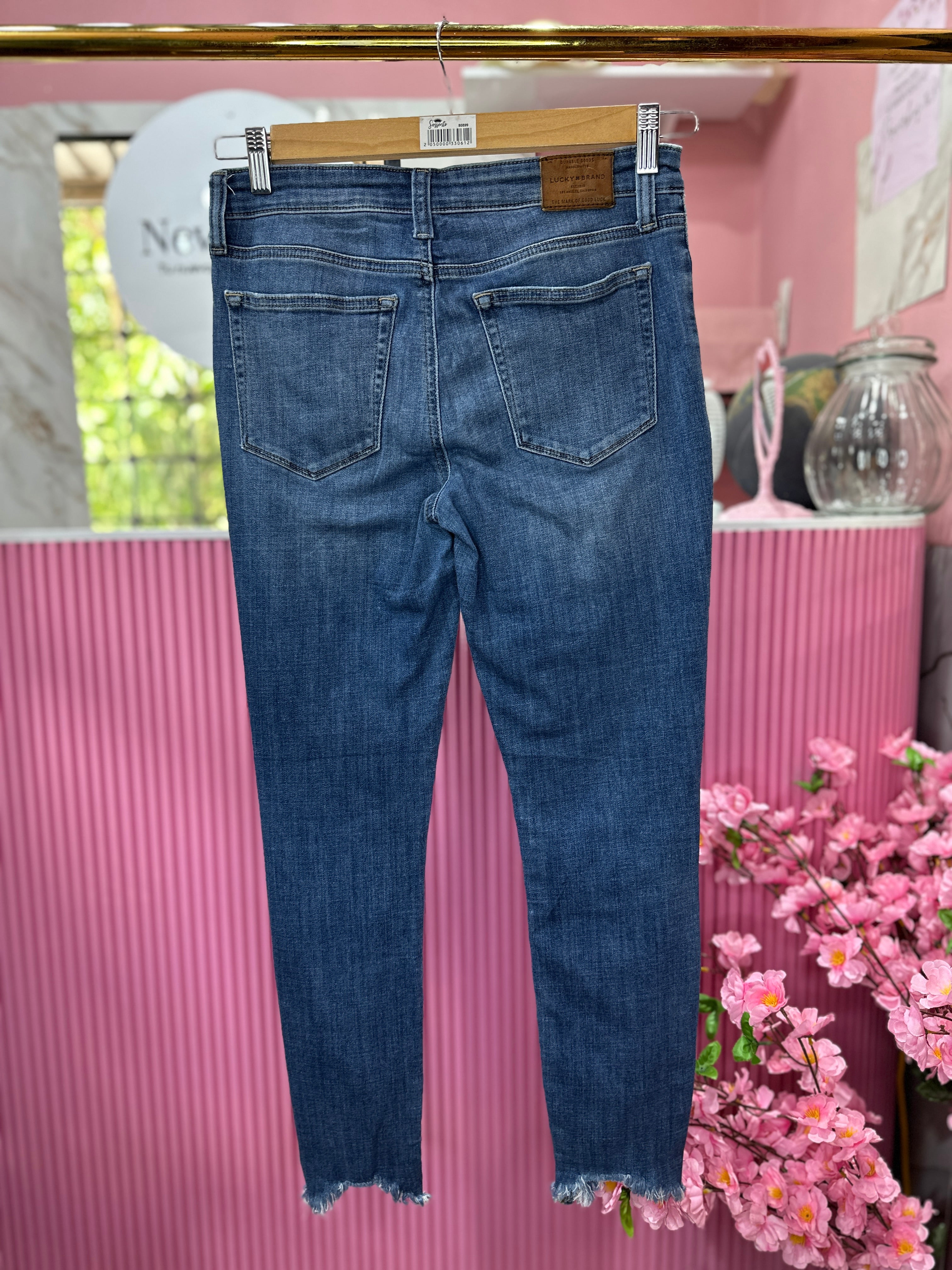 Skinny Jeans de Tiro Alto
