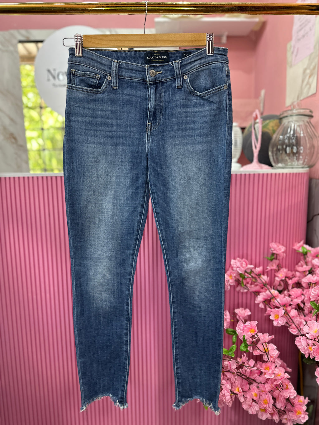 Skinny Jeans de Tiro Alto